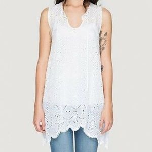 Johnny Was Mod Eyelet Tunic